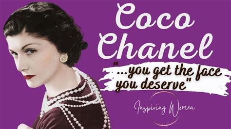 coco chanel face you deserve|coco chanel design quotes.